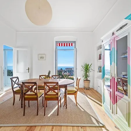 Le Riviera Palace Calme - Vue Sur La Mer- Parking Apartamento