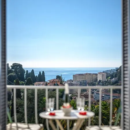 Apartman Le Riviera Palace Calme - Vue Sur La Mer- Parking *
