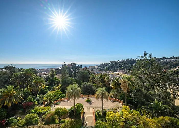 アパート Le Riviera Palace Calme - Vue Sur La Mer- Parking *